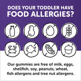 SmartyPants Toddler Multivitamin Gummies: Omega 3 Fish Oil (EPA/DHA), Vitamin D3, C, Vitamin B12, B6, A, K & Zinc, Biotin, Beta Carotene, Gluten Free, Three Fruit Flavors, 180 Count (60 Day Supply)