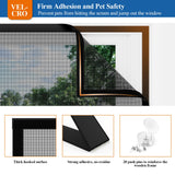 Customizable Pet Proof Window Screen Replacement White, Best Vinyl Coated Polyester Dog Cat Resistant Heavy Duty, Mesh Net Netting Curtain Wire Good Repair for Patio/Porch/Sliding/DIY/Big Pets Owners