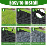 2" Thick Gravel Ground Grid 4ft x 10ft - Geo Grid Driveway Stabilization Grids, Gravel Retainer Grid 1885 LBS Per Sq ft, Geocell Geogrid for Walkway Driving RV Parking Slopes and Garden