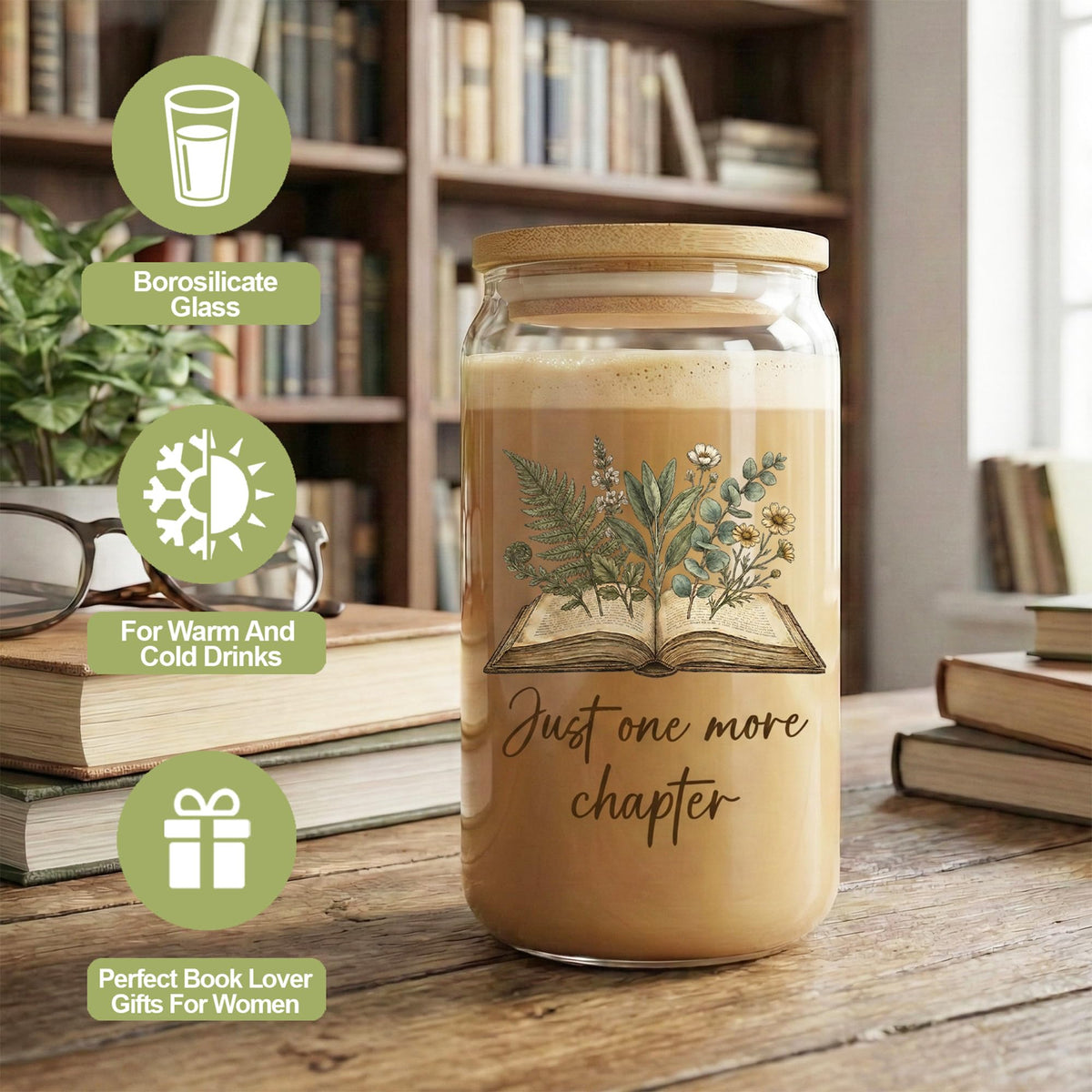 MHSMHL Book Lovers Gifts for Women,Vintage Bookish Gifts, Gifts for Readers