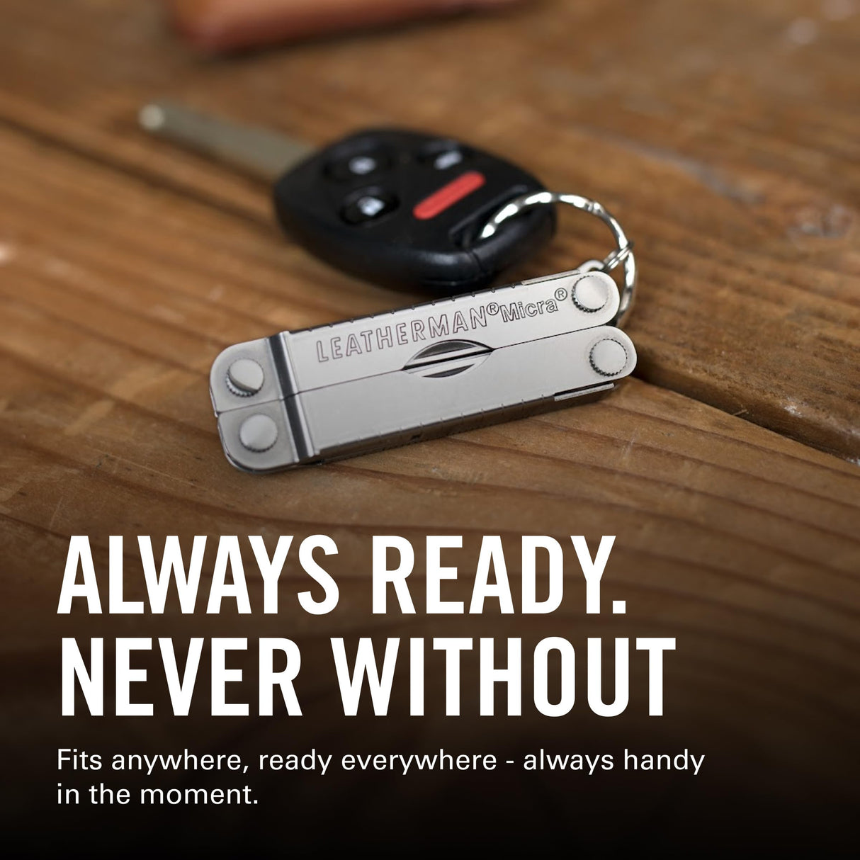LEATHERMAN, Micra, Keychain Multi-tool with Grooming Tools, Mini Pocketknife for Everyday Carry (EDC), Hobbies & Outdoors, Built in the USA, Stainless Steel