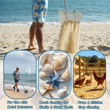 MarchingGreen Sand Flea Rake for Beach: 70in Handle Stainless Steel Rake