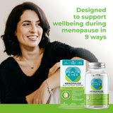 Health & Her Menopause Supplements for Women - Multi-Nutrient Support, Menopause Vitamins for Energy, Bones, Muscles, Skin & Hair, Vegan, Gluten-Free, Non GMO (60ct - 1 Month)