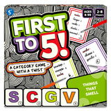 Skillmatics Board & Card Game - First to 5, Category Game with a Twist, Quick Thinking, Perfect for Parties, Christmas, Family Game Nights, Gifts for Kids, Teens, Adults, Ages 8, 9, 10 & Up