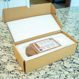 mizuna Microgreens Growing Kit — 2 Ceramic Trays, Coconut Coir & Seeds | Indoor Windowsill Grow Kit | Gift for Plant & Food Lovers