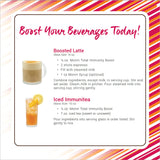 Monin - Total Immunity Boost, Immune Support Supplement, Liquid Blend of Vitamins, Minerals, & Antioxidants, Immune Boosting Vitamin C & D + Elderberry, For All Beverages, Low Calorie (1 Liter + Pump)