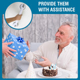 Grab Bars for Bathtubs and Showers, Heavy Duty Shower Handle 2 Pack 16 Inch Suction Cup, Removable Bar Bath Handrails for Seniors and Elderly Handicap, Bathroom Safety Grips No Drilling Waterproof