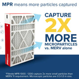 Filtrete 20x25x4 Air Filter MERV 11, MPR 1000 Micro Allergen Defense 2-Pack, Fits Honeywell & AprilAire, AC Furnace HVAC Filters for Home, Pleated Electrostatic (Actual Size 19.88 x 24.63 x 4.31 in)