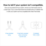 Google Nest Thermostat - Smart Thermostat for Home - Programmable Wifi Thermostat - Fog