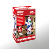 Joiedomi 6 FT Christmas Inflatable Decoration Stacked Snowman with Build-in LEDs Blow Up Inflatables for Xmas Party, Home Indoor Outdoor Christmas Décor Yard Garden Lawn Winter Holiday Supplies Décor