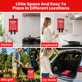 WUERLI Fire Blanket for Home and Kitchen,40" x 40",4 Pack,Emergency Fire Blanket