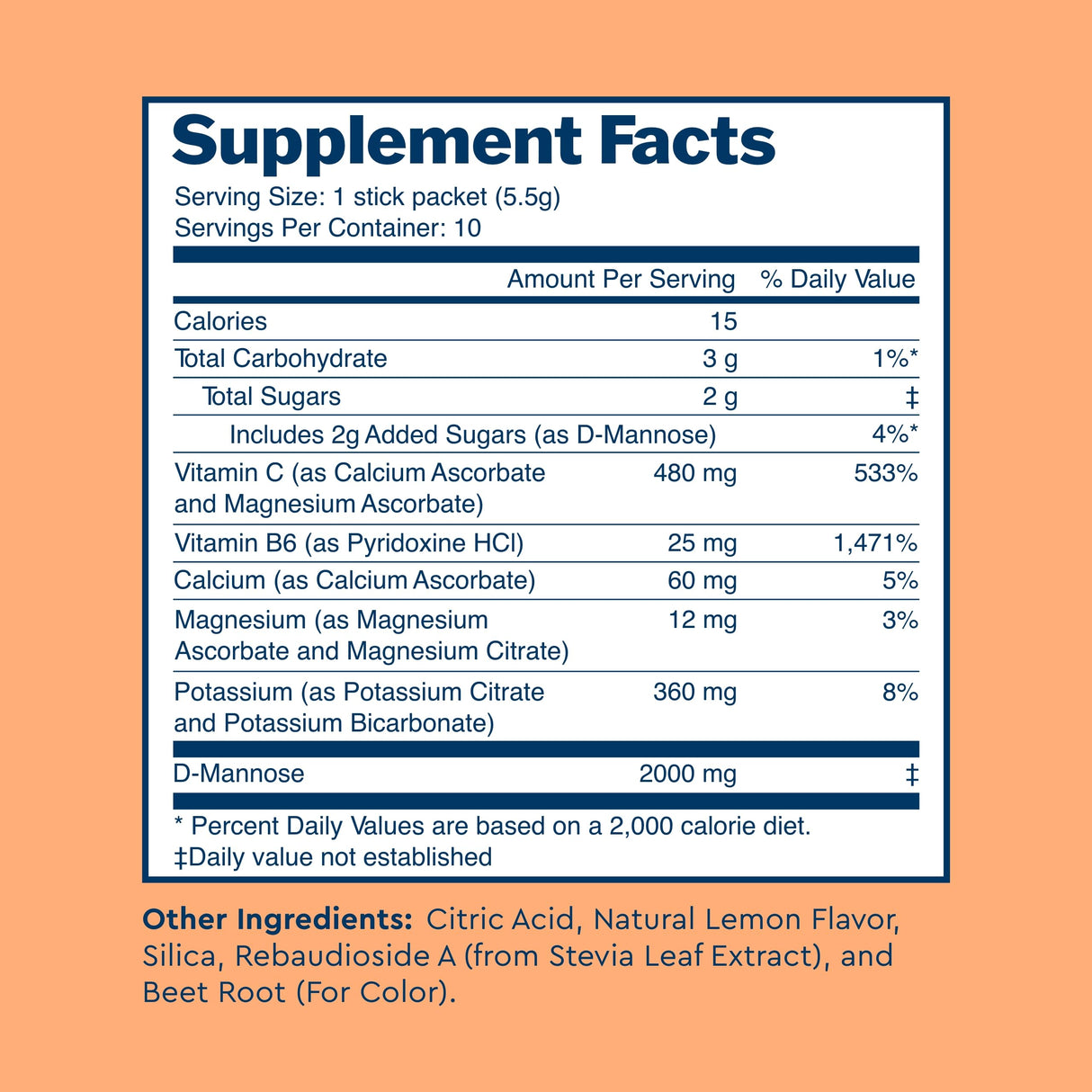 Uqora Flush - Urinary Tract* with D-Mannose, Vitamin C, Vitamin B6, Potassium, Magnesium & Calcium - Gluten-Free & Vegan - Pink Lemonade Flavor - 20 Packets (2 Pack)