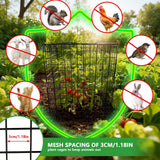 Metal Plant Cages for Outdoor Plants, Garden Cloches for Plants Rustproof