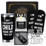 Gifts for Dads Birthday Funny Dad Gifts from Daughter Son Kids Cool Father Happy Birthday Gift Ideas for Dads Presents Basket for Best Dad Ever, Daddy Father Gift Stuff for Christmas, Fathers Day