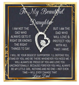 Onepurposegifts To My Daughter Gifts, Daughter Bracelet, Gifts For Daughter From Dad and Mom, Birthday Gifts, Christmas