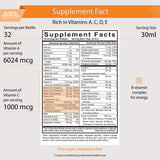 Buried Treasure VM100 Complete Daily Liquid Vitamins and Minerals plus Antioxidants Supplement for Maximum Absorption Great Tasting Orange Zest Flavor 32 Servings 32 Ounce