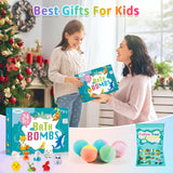 Bath Bombs for Kids with Surprise Inside, 24 Pack Kids Bath Bombs with Toys Inside Gift Set, Kid Bubble Bath Fizzy for Girls Boys with Bath Toys