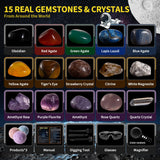 GobiDex 15 Gemstones Dig Kit, Space Science Kit for Kids Ages 6+