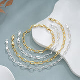 Treasure Bender S925 Sterling Silver Paperclip Chain Bracelets 7inches