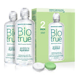 Biotrue Multi-Purpose Contact Lens Solution with Case, 10 Fl oz 2-Pack
