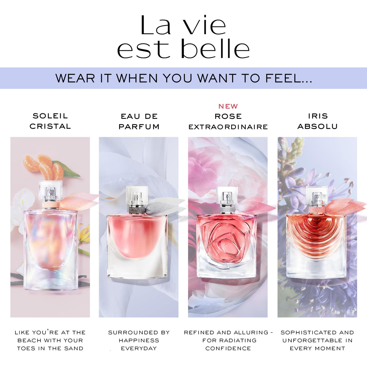 Lancôme La Vie Est Belle Eau de Parfum - Long Lasting Fragrance with Notes of Iris, Earthy Patchouli, Warm Vanilla & Spun Sugar - Floral & Sweet Women's Perfume, 5 Fl Oz