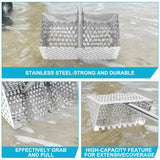 Sand Rake for Beach,, 65 Inches Long Handle Sand Sifter for the Beach