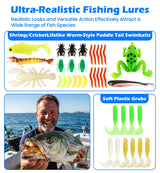 2026 Fishing Lure Advent Calendar 24 Days for Men Teens