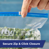 Hefty Slider Freezer Storage Bags, Gallon Size, 25 Count (Pack of 9), 225 Total