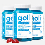 Goli Zero Sugar Ashwagandha & Vitamin D, Maca, L-Theanine Gummies, No Artificial Sweeteners, No Sugar Alcohols. Mixed Berry, KSM-66, Vegan, Plant Based, Non-GMO, Gluten-Free & Gelatin Free. (3)