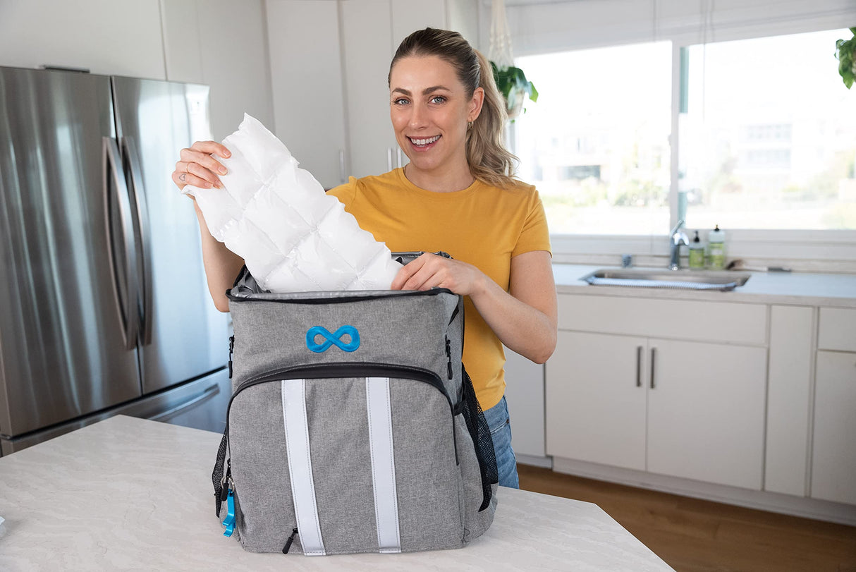 Nice Packs Reusable Dry Ice Packs for Coolers, Flexible Long Lasting Freezer Packs for Lunch Boxes, Shipping Frozen Food (15 Extra Large Sheets)