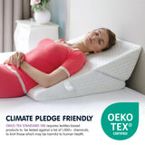 Adjustable Bed Wedge Pillow for Sleeping - Wedge Pillow for Sleep Apnea, Gerd, Acid Reflux Relief, Post Surgery - Foam Wedge Pillow for Back Pain Relief, Sleep Apnea Pillow Wedge or for Seniors