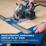 Kreg KMA2685 Rip-Cut Circular Saw Guide - Cutting Tool - Guide is Best for Regular (Side-Blade) Circular Saw - Ensure Compatibility Before Use - Woodworking Tools for Home Improvement