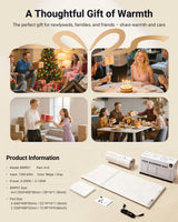 38"x16" Warming Mat for Food Extra Large, Extendable Food Warming Mat, Electric Warming Tray for Buffets Party with 7 Adjustable Temperature, 6 Timer, Silicone Food Warmer for Parties Home Countertop