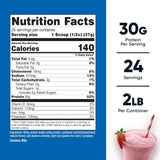 Nutricost Whey Protein Isolate (Strawberry Milkshake) 2LBS