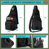 Survival Kit, Gifts for Christmas Men, Women, 251pcs Emergency Survival Gear and Supplies Equipment, First Aid Kit with Crossbody Bag, Camping Essentials for Earthquake, Hiking, Outdoor Adventure