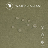 BALCONY & FALCON Table Cloth for 6 Foot Rectangle Tables – Waterproof, Wrinkle-Free Farmhouse Tablecloth for Dining, Kitchen, Wedding, Baby Shower & Christmas Holiday Gatherings (Olive, 55" x 95")