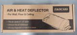 2 Pack Air & Heat Deflector for Vents, Sidewalls and Ceiling Registers, Adjustable from 8.5" to 15"