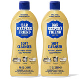 Bar Keepers Friend Soft Cleanser Liquid Multipurpose Cleaner, 13 Oz, 2 Pack