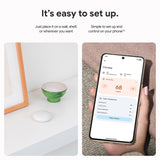 Google Nest Temperature Sensor (2nd Gen) - Room Comfort Sensor with Scheduling - Works with The Nest Learning Thermostat (3rd and 4th Gen) and Nest Thermostat E - Porcelain, White