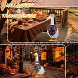 8 Set Holiday Porch Goose Outfits for 17/23" Plastic Lawn Goose - 4th of July Valentines St. Patricks Easter Summer Fall Halloween Christmas Clothes - Patio Yard Garden Decor with Hat Glasses and Bib