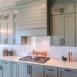 JOY DECOR 15 Pack Cabinet Handles, Black Cabinet Pulls, 7-1/2 in Hole Center Kitchen Hardware, Stainless Steel T Bar Handles for Dresser Drawers
