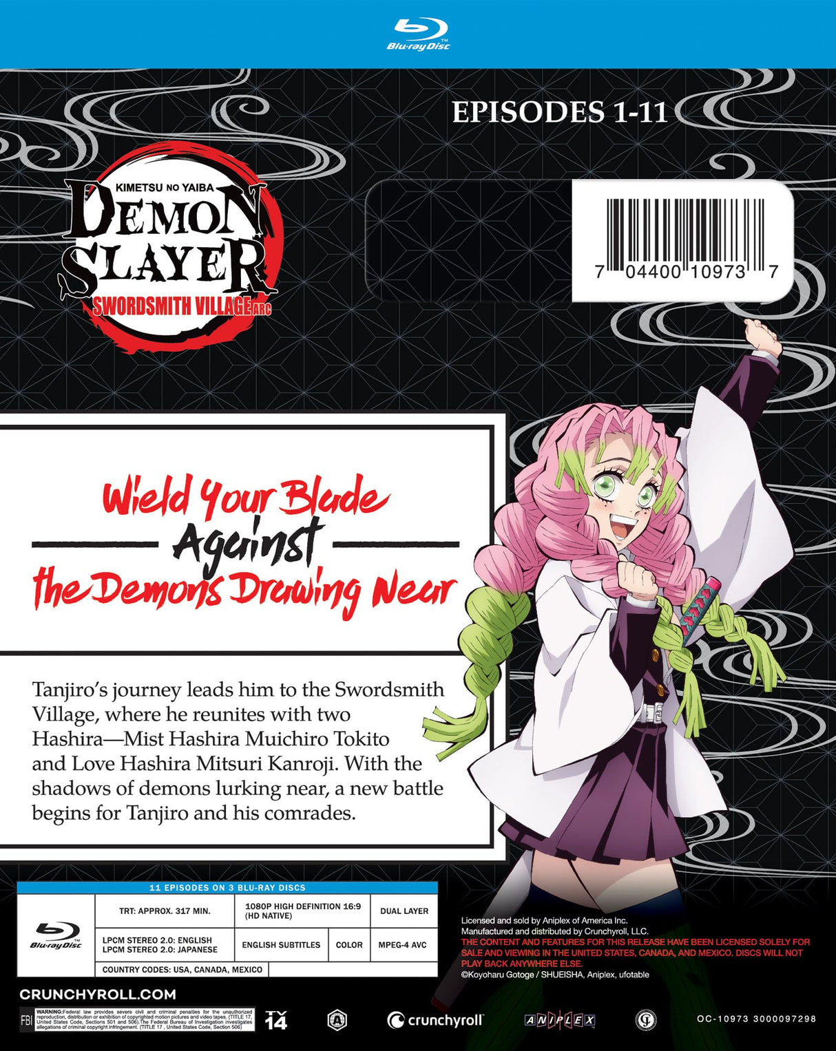 Demon Slayer: Kimetsu no Yaiba: Swordsmith Village Arc [Blu-ray]