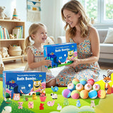 30 Pack Bath Bombs for Kids with Toys Inside, Kid Bath Bombs Gift Set with 30 Sea & Land & Sky Animal Surprise Toys, Stocking Stuffers for Kids Boys Girls, Christmas Gift, Natural Bubble Bath Fizzy