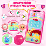 INNOCHEER Little Girls Purse, Kids Toy Purse with Pretend Makeup, Play Purse for Little Girls, Pretend Play Toddler Purse, Birthday Christmas Princess Gifts Toys for Girls 3 4 5 6 7 8 Year Old