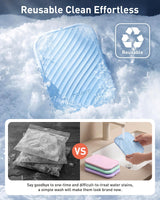 TOURIT Slim Ice Packs for Lunch Boxes and Coolers, 4 Pack Reusable Long Lasting BPA-Free Non-Toxic Freezer Packs for Lunch Bags, Travel, Picnic or Camping, Rainbow