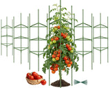 Tegarbed 6 Pack 48 Inch Tomato Cages for Garden Plant Supports