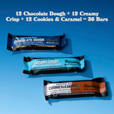 Barebells Starter Pack (3 Mix Pack) – 36 Total Bars, High Protein Snacks, with 20g Protein & No Added Sugar – On-the-Go Breakfast or Post-Workout Treat, Cookies and Caramel, Creamy Crisp, Brownie Dough