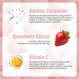 NIUSISE Feminine Balance Gummies, Premium Balance Supplement for Women PH Health, Immune Support, Vegan, Gluten-Free - Hawaiian Pineapple - 60 Gummies - 30 Servings