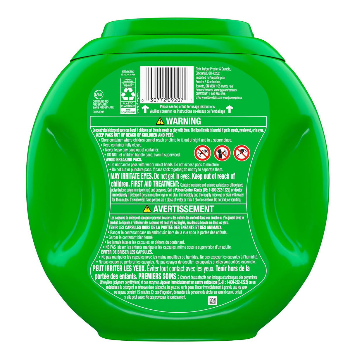 Gain flings Laundry Detergent Soap Pacs HE Compatible Long Lasting Scent, Original Scent, 76 Ct, Gain Laundry Detergent