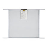 M-D Building Products 14182 Door Grille, Adjustable Fit for Doors 30" to 36" Wide, Easy-to-Install, Ideal for Residential and Commercial Use (White)